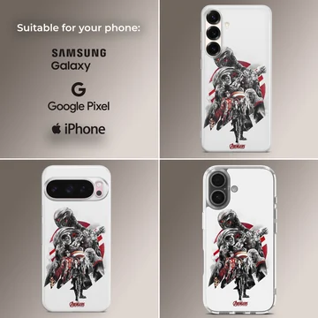 Dynamic Avengers Assemble artwork on phone case — Collage
