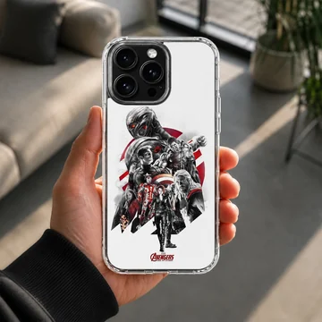 Dynamic Avengers Assemble artwork on phone case — Lifestyle