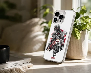 Dynamic Avengers Assemble artwork on phone case — Lifestyle