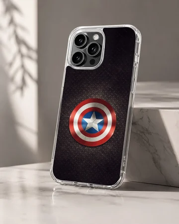 Avengers shield design on phone case — Hero
