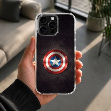 Avengers shield design on phone case — Lifestyle