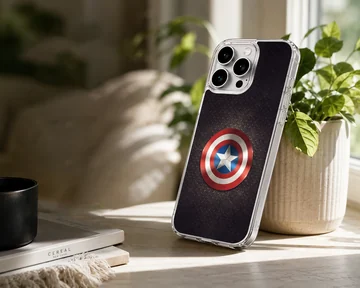 Avengers shield design on phone case — Lifestyle