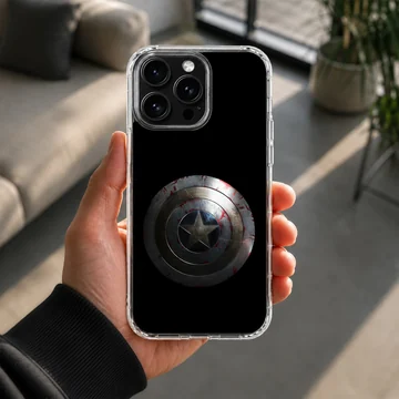 Dynamic Avengers Shield design on phone case — Lifestyle