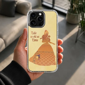 B&B 'Tale as Old as Time' artwork phone case, silhouette design. — Lifestyle