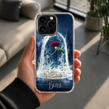Enchanted Rose illustration on B&B phone case — Lifestyle