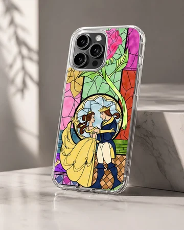 Nostalgic B&B scene with digital illustration on phone case — Hero