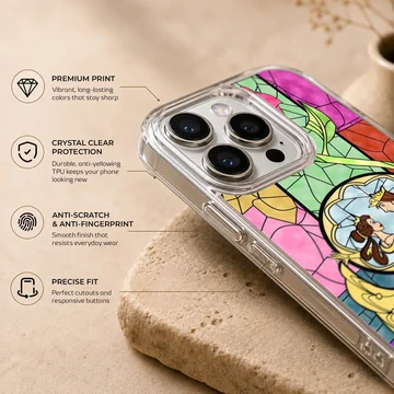 Nostalgic B&B scene with digital illustration on phone case — Info