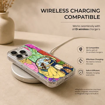 Nostalgic B&B scene with digital illustration on phone case — Charging