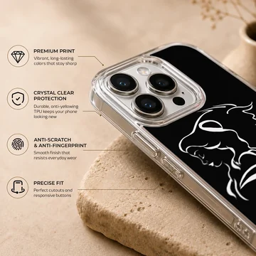 B&B themed phone case featuring a love quote with minimalist art — Info