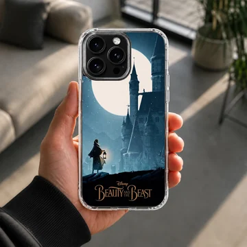 Beauty & the Beast moonlit castle phone case — Lifestyle