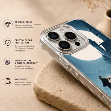 Beauty & the Beast moonlit castle phone case — Info