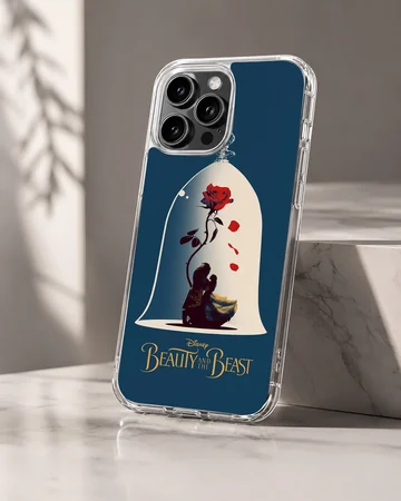 Beauty and the Beast enchanted rose illustration phone case — Hero