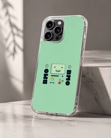 BMO design with cartoon elements on phone case — Hero
