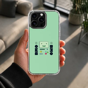 BMO design with cartoon elements on phone case — Lifestyle