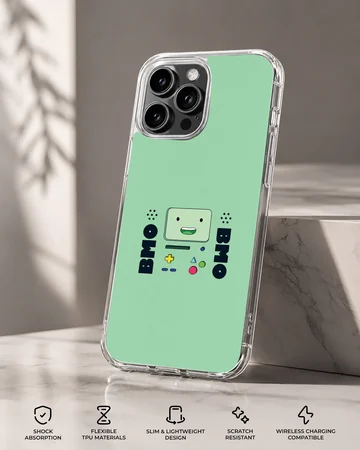 BMO design with cartoon elements on phone case — Specs