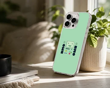 BMO design with cartoon elements on phone case — Lifestyle