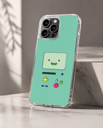 BMO cartoon artwork on a phone case with playful design — Hero