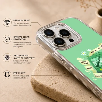 BMO cartoon character in a playful scene on a phone case — Info