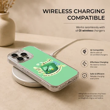 BMO cartoon character in a playful scene on a phone case — Charging