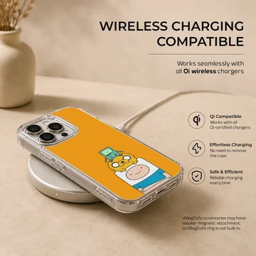 BMO cartoon friends design on phone case — Charging