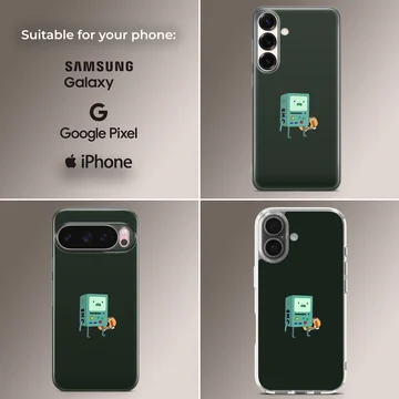BMO character from a cartoon on a phone case — Collage