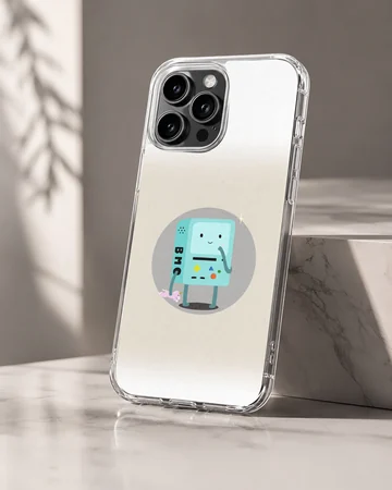 BMO cartoon art phone case with playful design — Hero