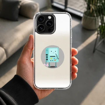 BMO cartoon art phone case with playful design — Lifestyle