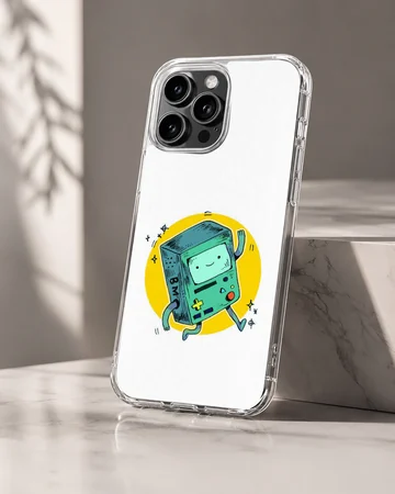 Illustration of BMO character on phone case — Hero
