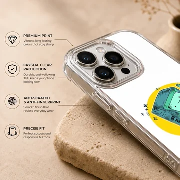 Illustration of BMO character on phone case — Info