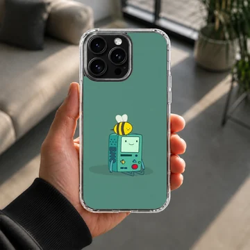 BMO and bee cartoon design on phone case — Lifestyle