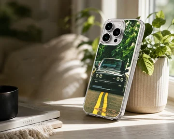 Photographic design of a BMW E30 on a phone case — Lifestyle