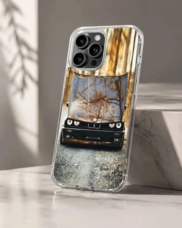 BMW E30 car design on phone case