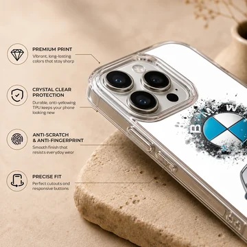 BMW E46 design with motorsport theme on phone case — Info