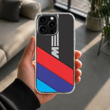 Dynamic BMW M Stripes design on a phone case — Lifestyle