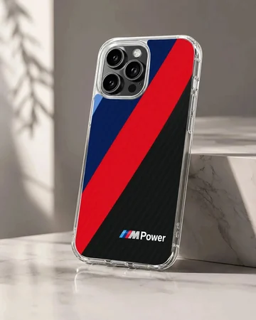 Dynamic BMW M Stripes design on phone case
