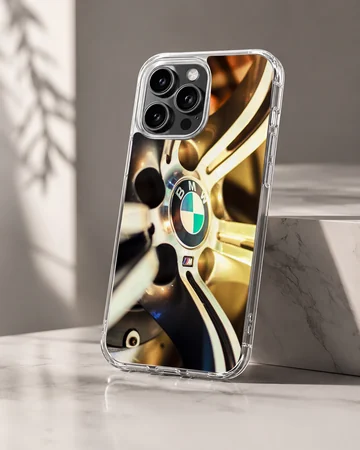 BMW2 motif featuring a wheel design on a phone case — Hero