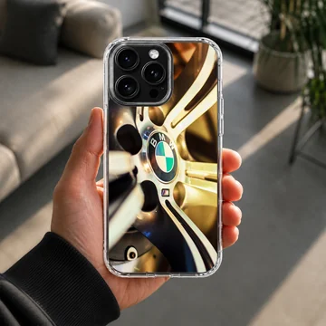 BMW2 motif featuring a wheel design on a phone case — Lifestyle