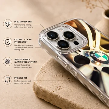 BMW2 motif featuring a wheel design on a phone case — Info
