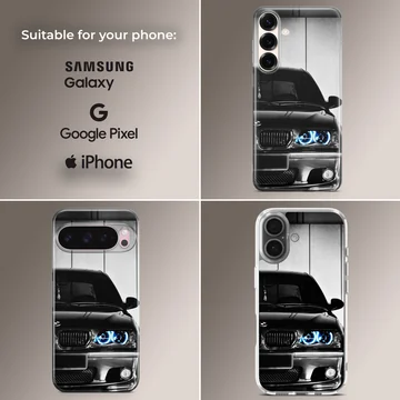 Detailed image of BMW6.1 car design on phone case — Collage