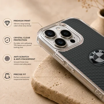 BMW6.3 carbon fiber design on phone case — Info