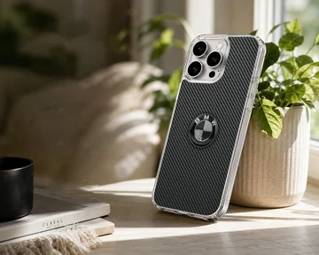 BMW6.3 carbon fiber design on phone case — Lifestyle