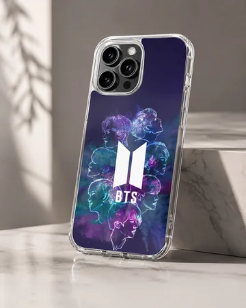 BTS design with vibrant portraits phone case — Hero