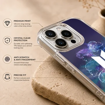 BTS design with vibrant portraits phone case — Info