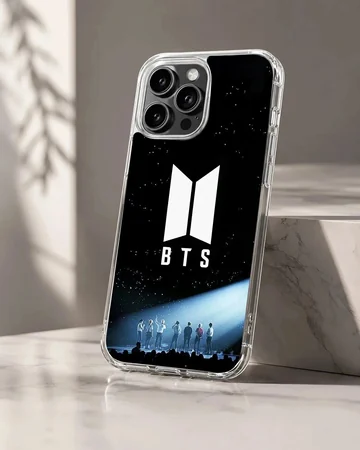BTS stage performance artwork on phone case