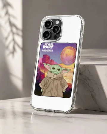 Baby Yoda cartoon design Star Wars phone case