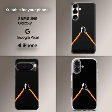 Back To The Future design phone case featuring iconic imagery. — Collage