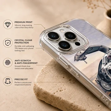 Back To The Future phone case with iconic time machine artwork — Info