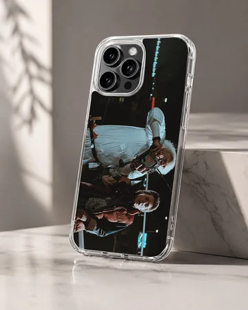 Back To The Future phone case featuring an iconic scene in vivid detail. — Hero