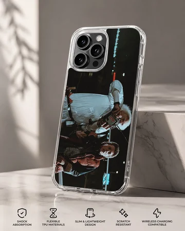 Back To The Future phone case featuring an iconic scene in vivid detail. — Specs