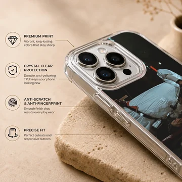 Back To The Future phone case featuring an iconic scene in vivid detail. — Info